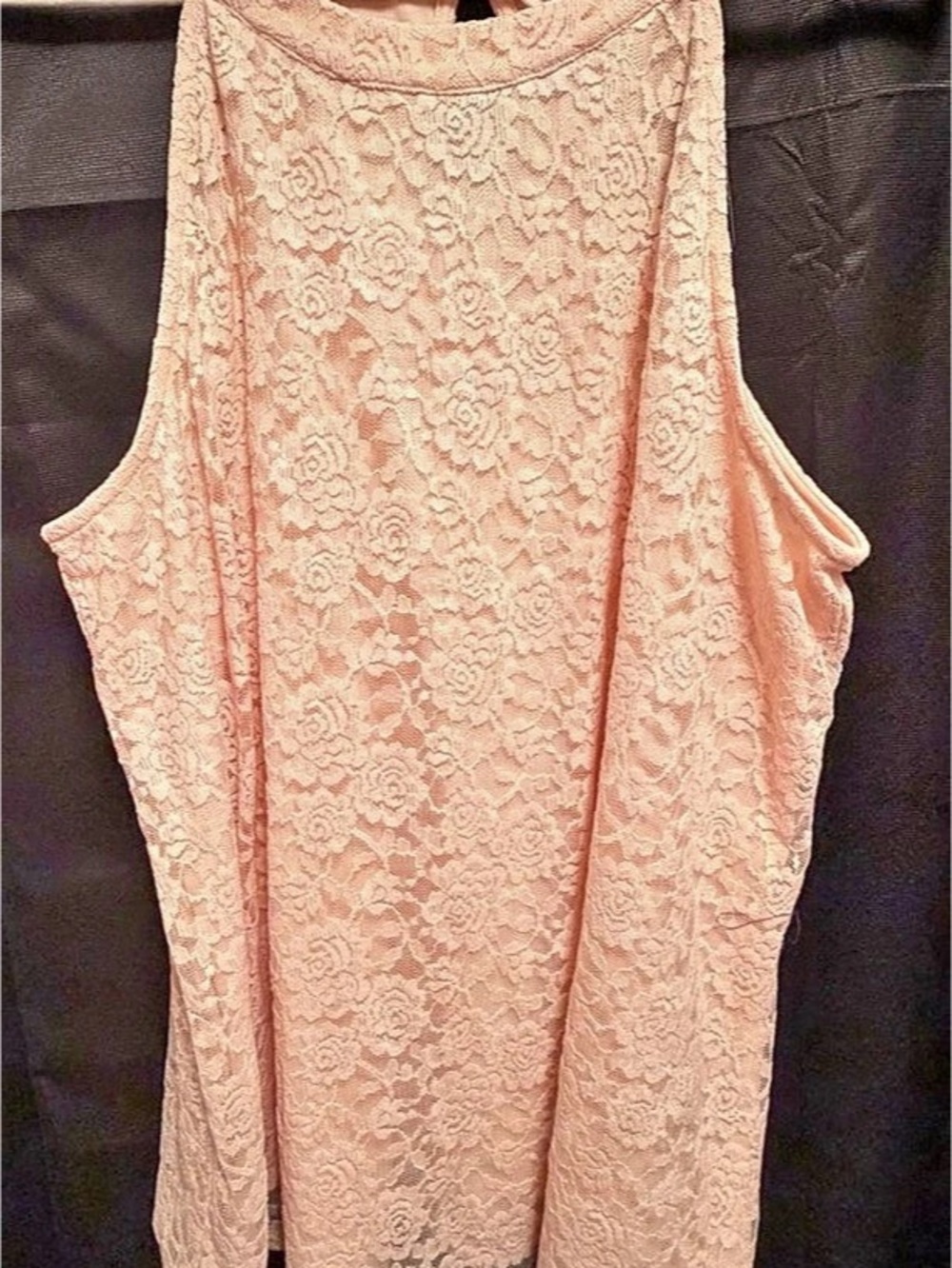 Torrid Floral Lace Tank Top in Pink Size 1 NWT